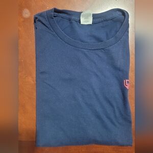 Hanes ForgeNow Navy Crew Neck Sz Large